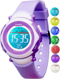 Kids Colorful Light-Up Sport Watch - Waterproof & Fun!