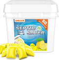 RV Toilet Treatment Drop Ins 50 Pack - Fast Dissolve Lemon Pods