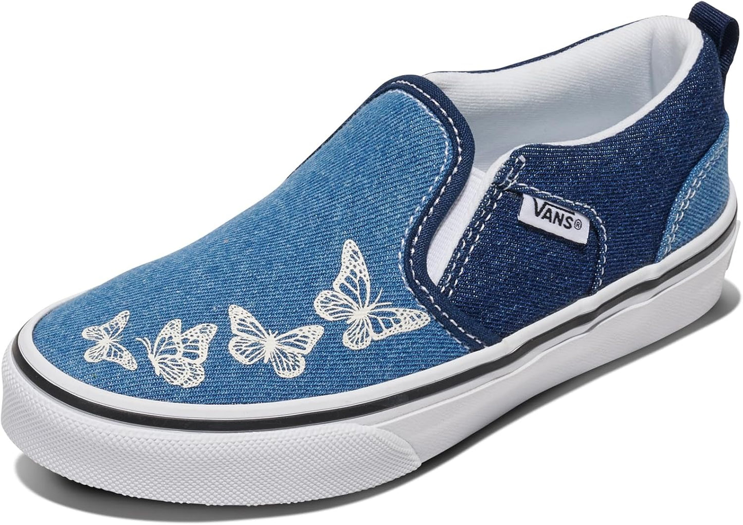 Vans Girls Asher Slip-on Shoe: Everyday Style and Comfort