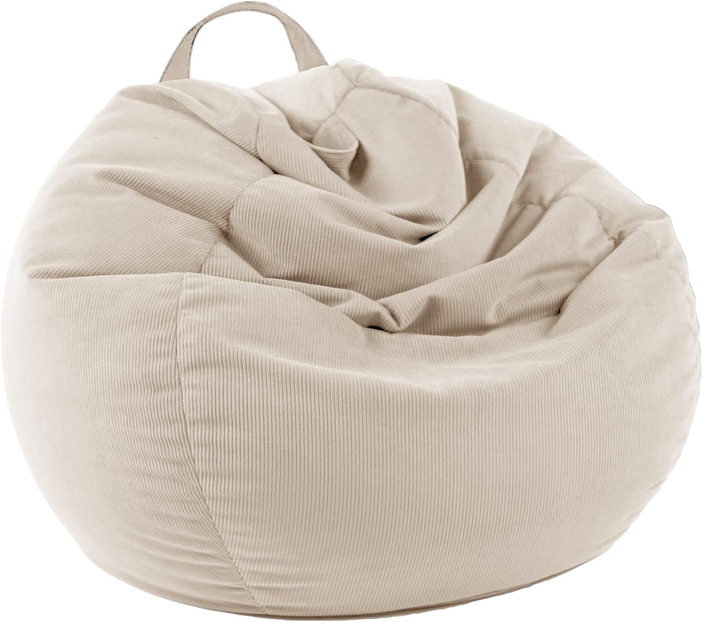 LPMOERA Stuffed Animal Storage Bean Bag Chair Cover for All Ages