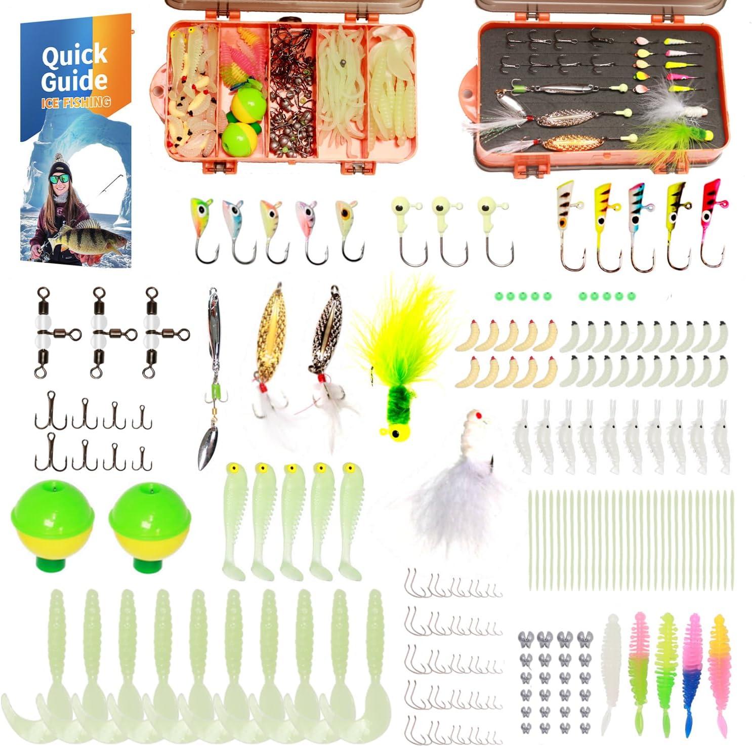 Ultimate 322-Piece Fishing Lures Kit - Complete Tackle Box - Perfect Gift for Men
