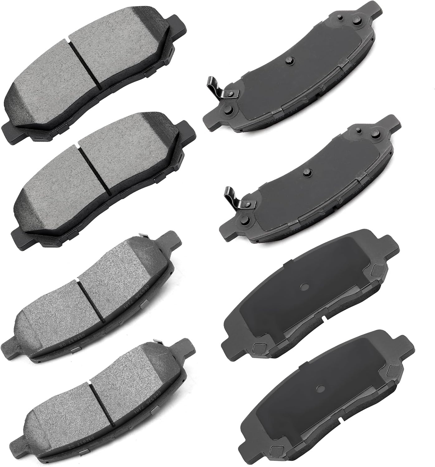 cciyu D1623 D1647 Ceramic Brake Pad Set for Dodge Dart 2013-2016