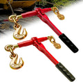 Ratchet Chain Binders 3/8ft - 1/2ft 2-Pack - 9,200 lb Working Load