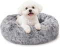 Calming Dog Bed for Small Dogs - Anti-Anxiety Donut Cuddler