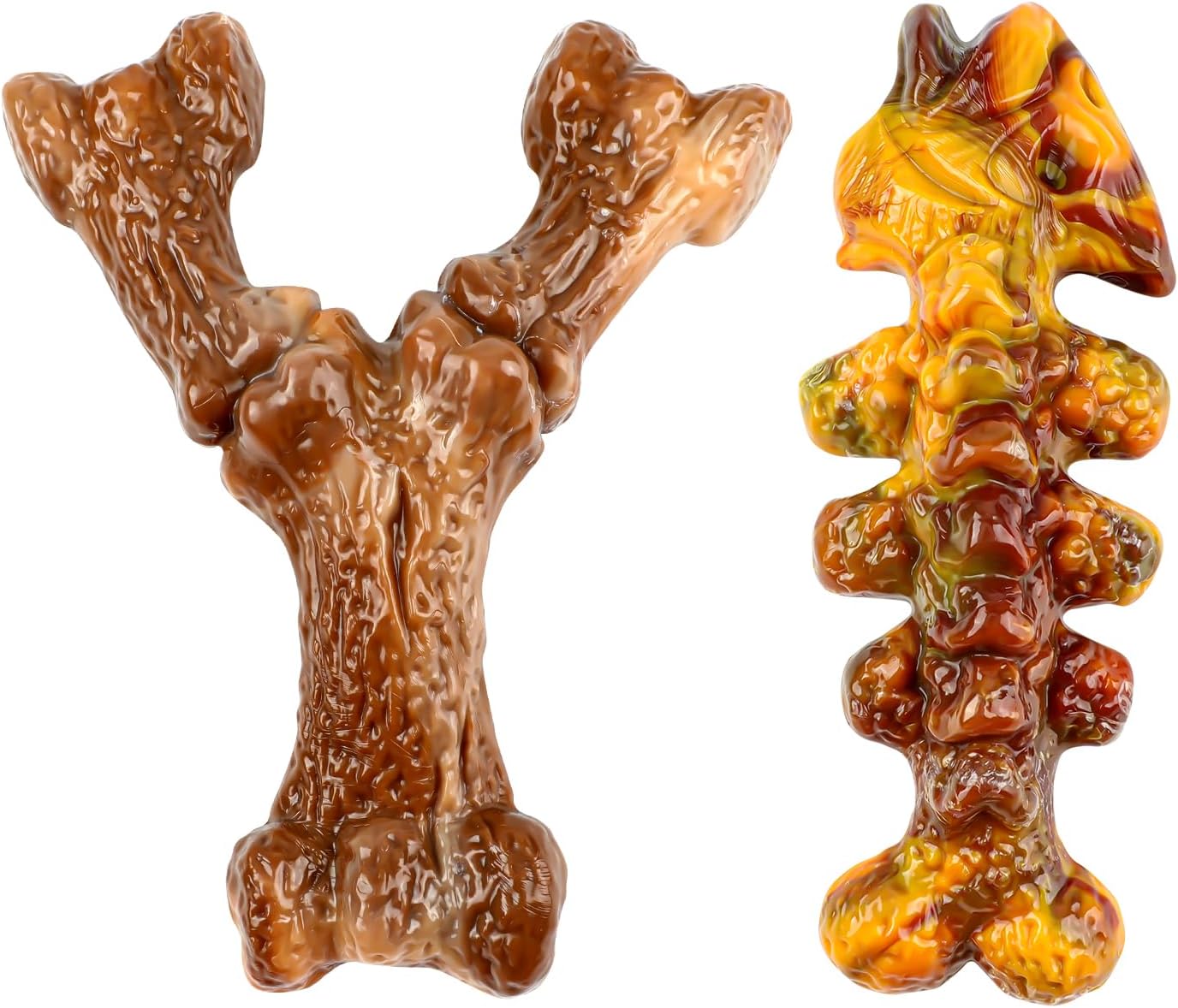 Durable Bacon Flavored Dog Chew Toys - Teeth Cleaning Power!