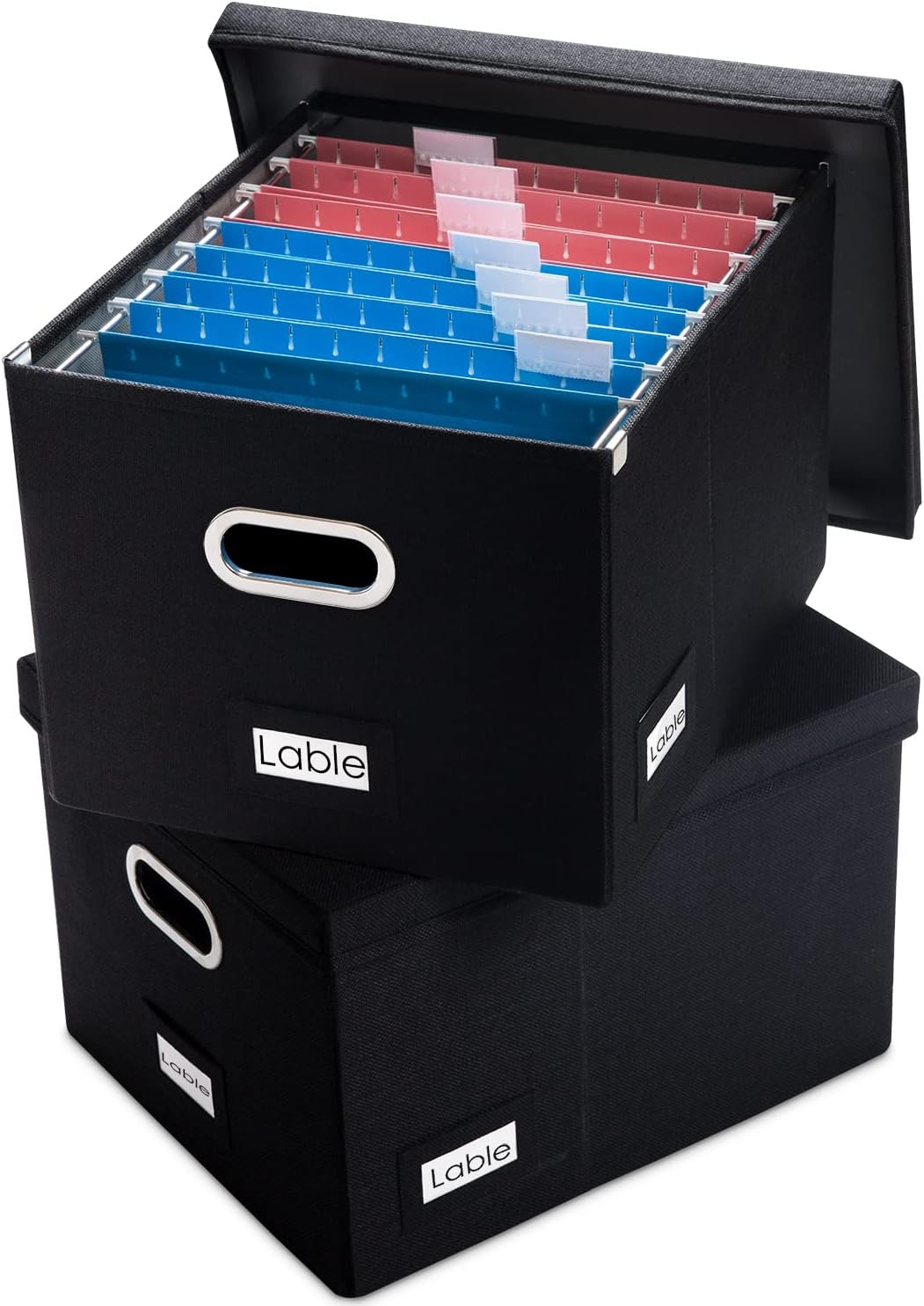 PRANDOM File Organizer Box Set - Stylish Collapsible Storage
