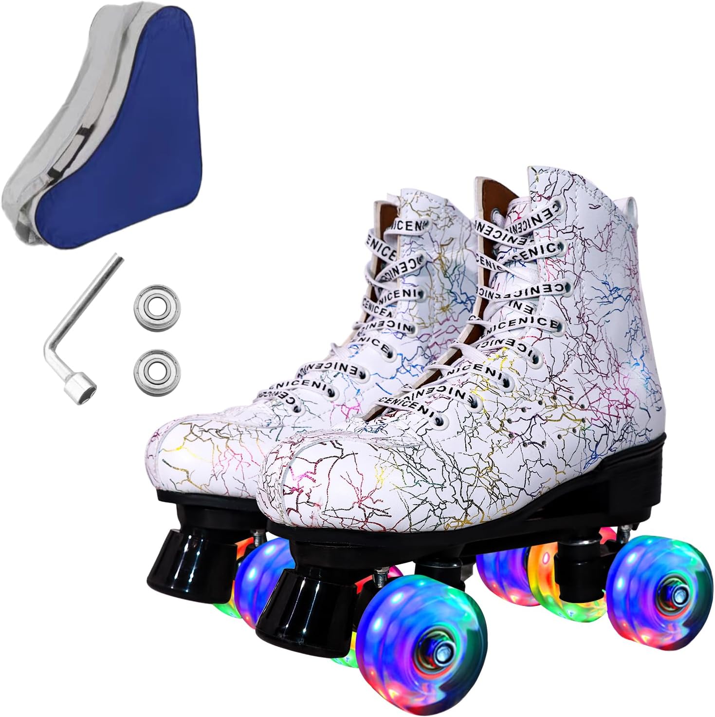 Roller Skates for Men and Women - Classic Double-Row Design