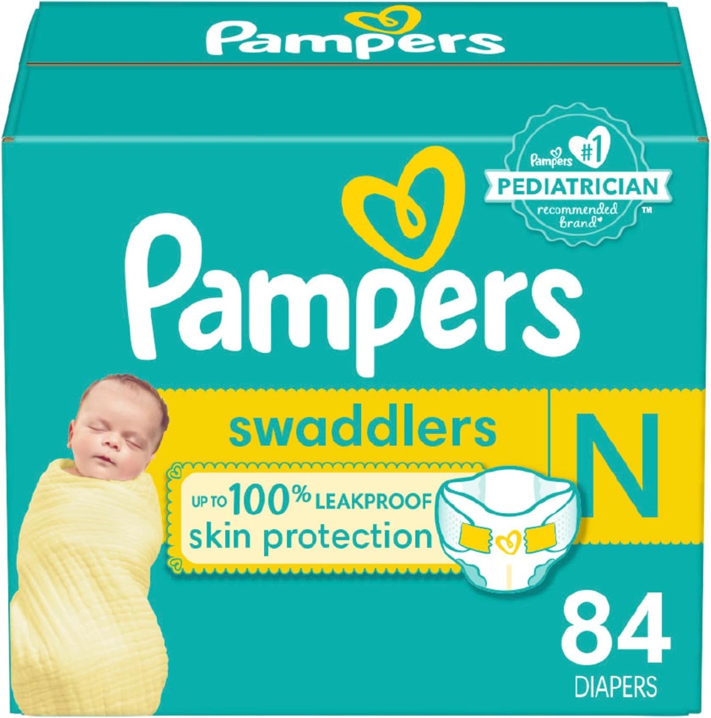 Pampers Swaddlers: Ultra Absorbent Size 0 Newborn Diapers