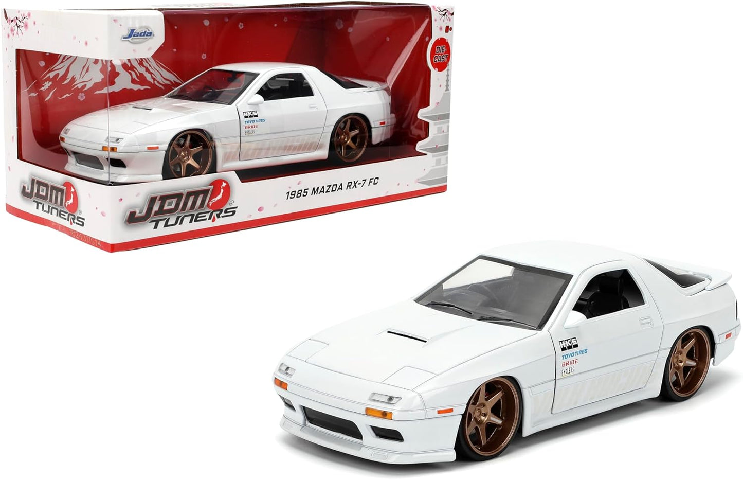 1:24 Scale 1985 Mazda RX-7 Die-Cast - Volk Racing