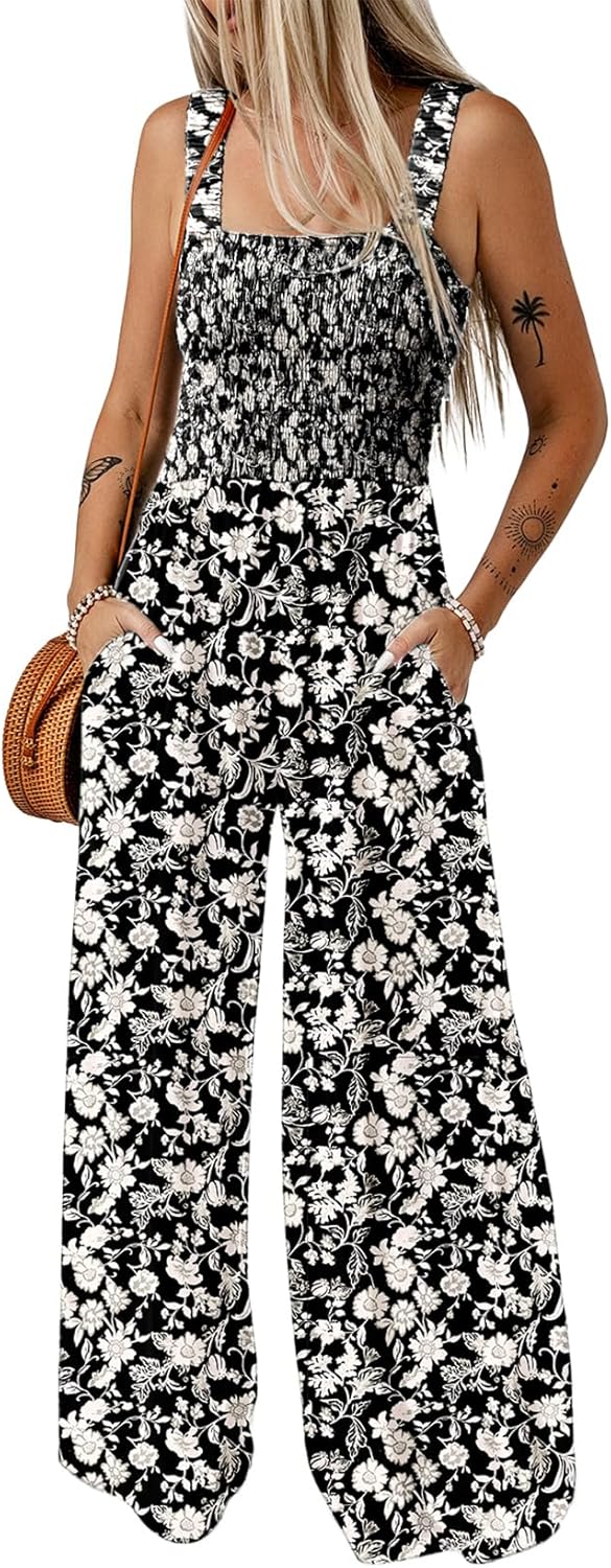 Dokotoo Women's Casual Loose Overalls Jumpsuits for Summer Fun