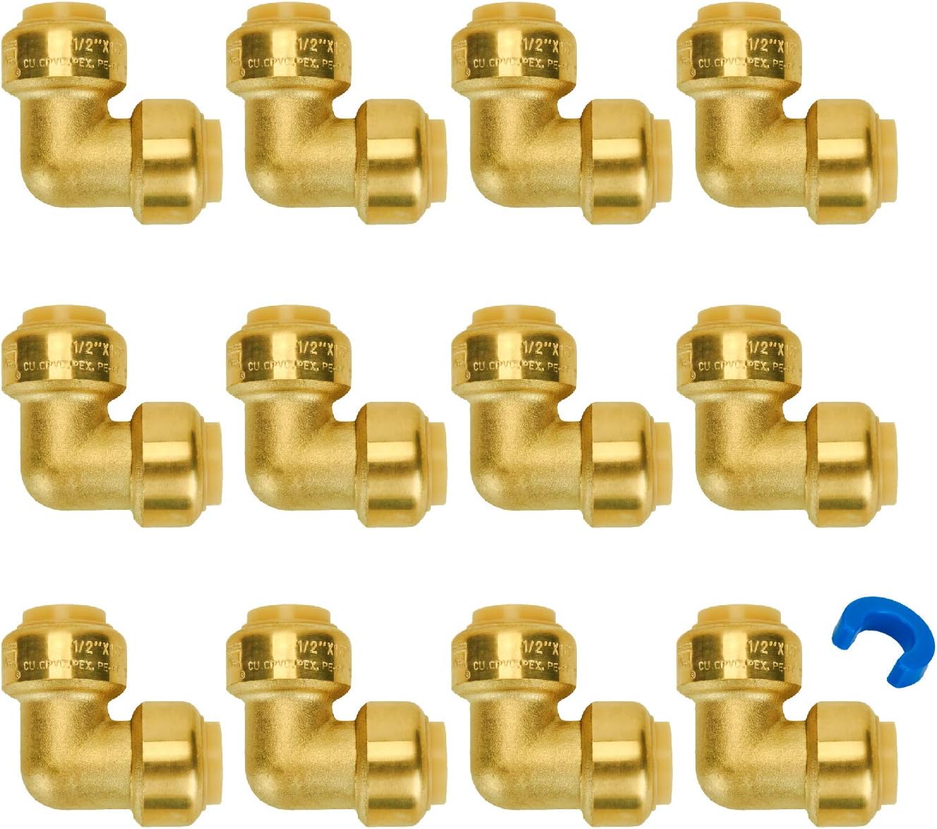 SUNGATOR 1/2 Inch 90 Degree Elbow for Easy Plumbing Connections