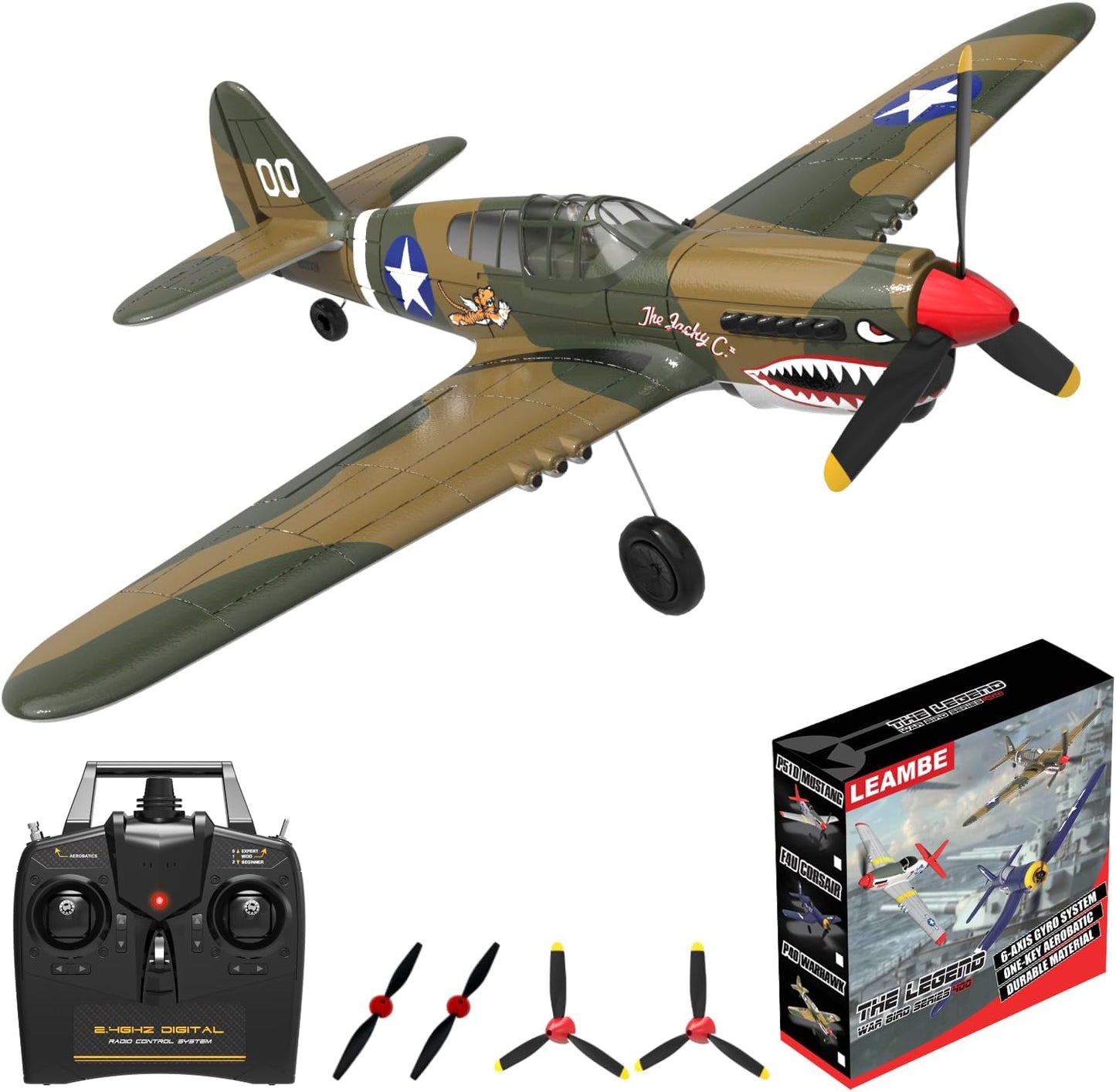 LEAMBE RC Plane 4 Channel Remote Control Airplane for Beginners