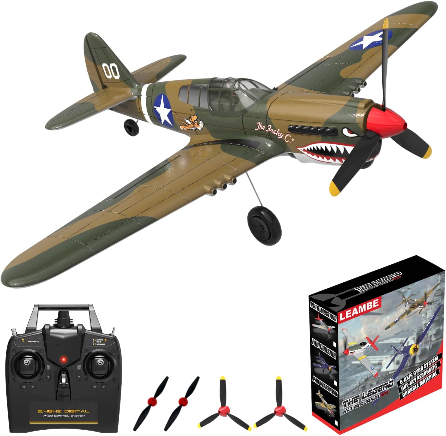LEAMBE RC Plane 4 Channel Remote Control Airplane for Beginners
