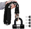 BIGLUFU Motorcycle Lock Chain Locks Heavy Duty 120cm - Cut Resistant