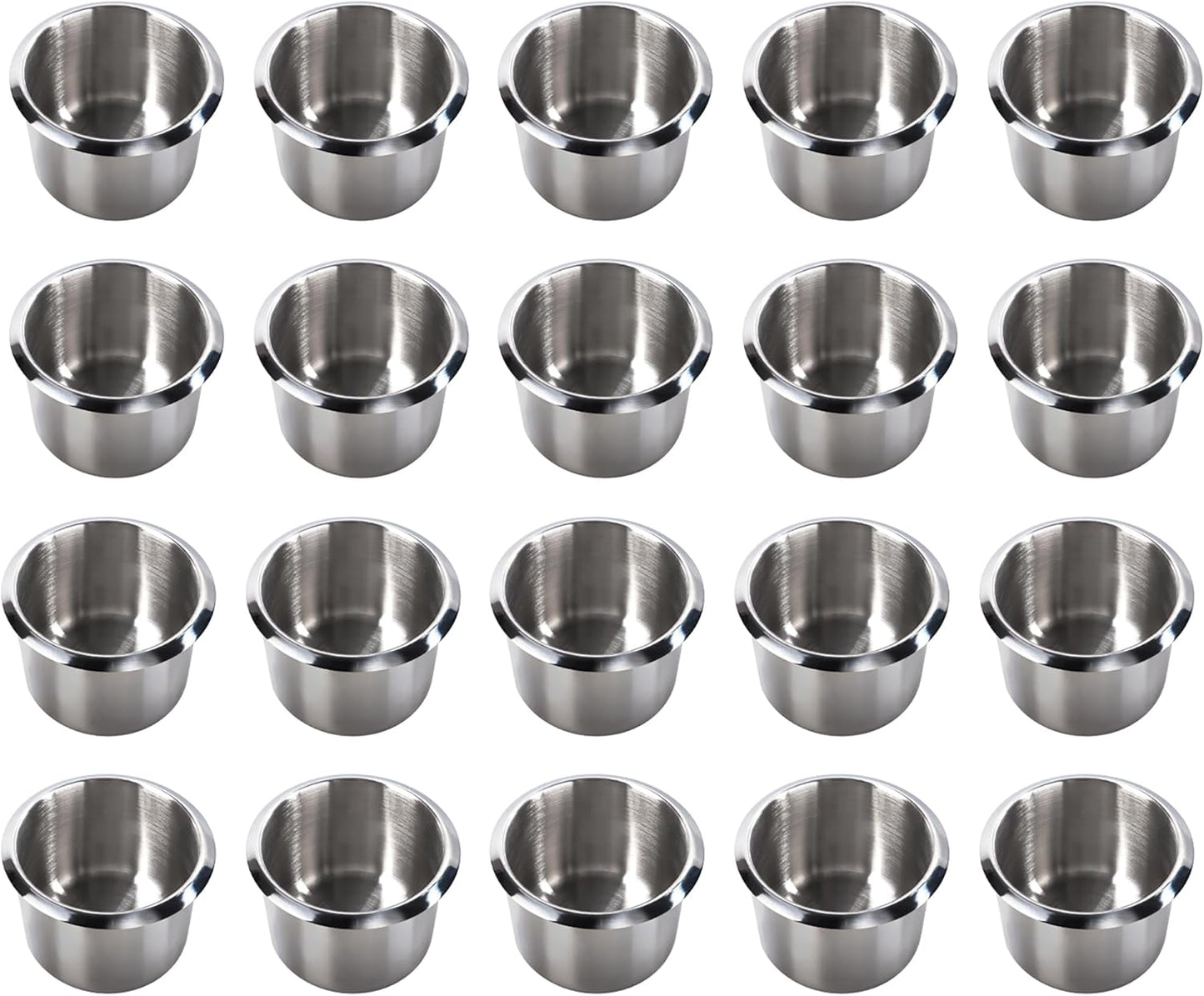 Stainless Steel Cup Holder for Poker Tables, Boats, and More