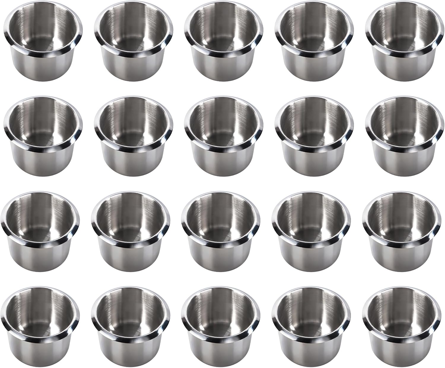 Stainless Steel Cup Holder for Poker Tables, Boats, and More