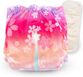 Reusable Cloth Diaper with Wetness Indicator - One Size Adjustable