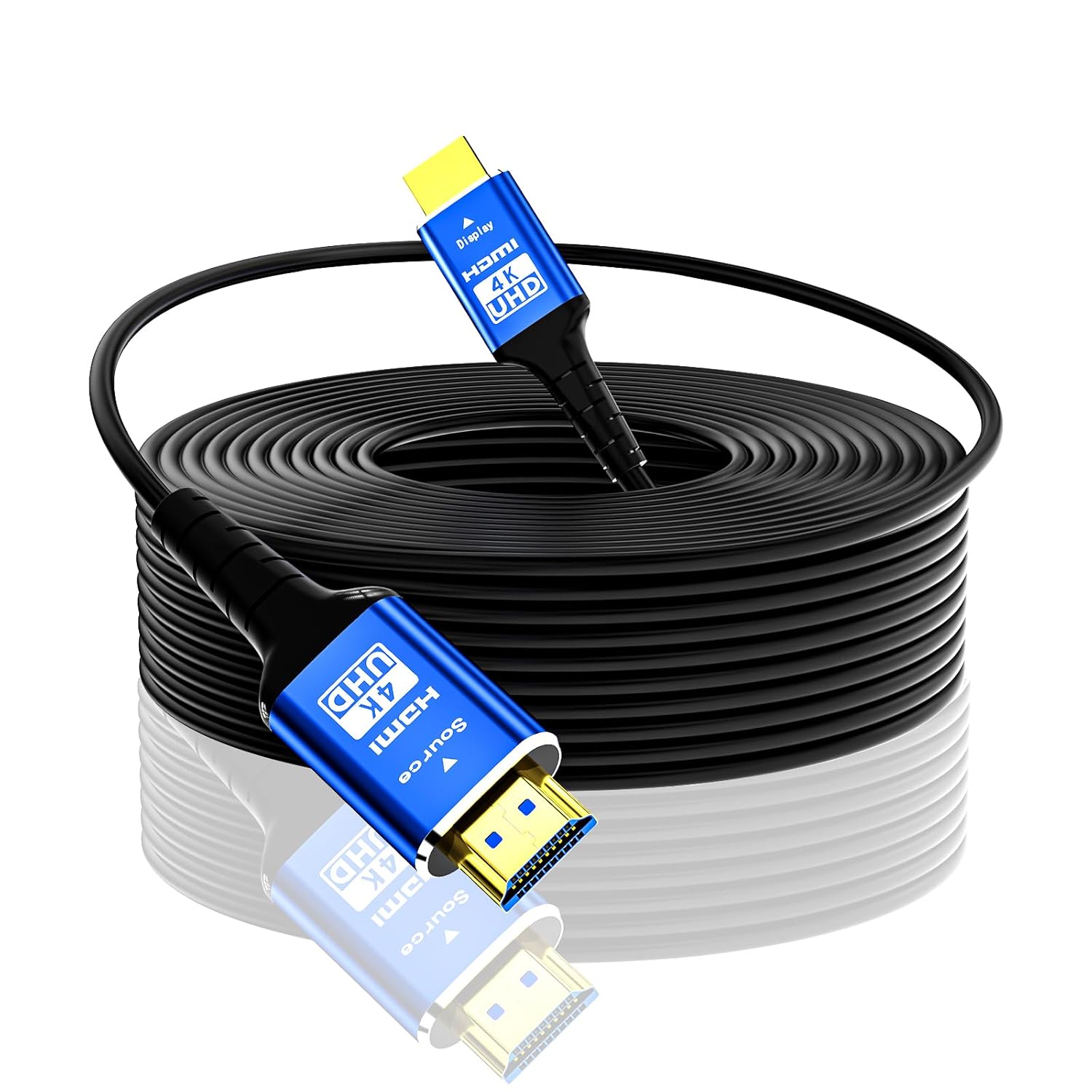 Fiber Optic 150 ft HDMI Cable for 4K Ultra High Speed Support