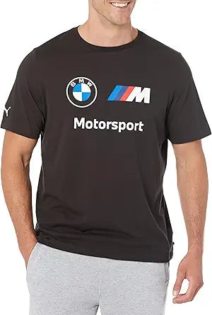 PUMA Men's BMW M Motorsport Essentials Logo Tee for Comfort