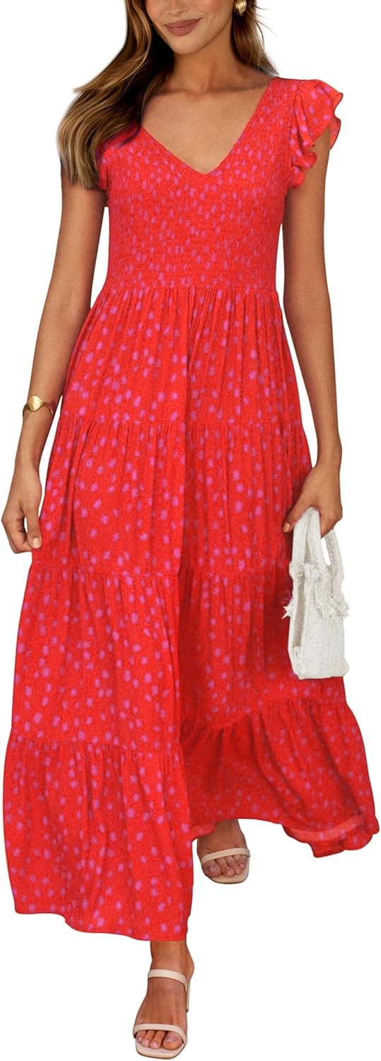 PRETTYGARDEN Women's Summer Flowy Maxi Dress for Every Occasion
