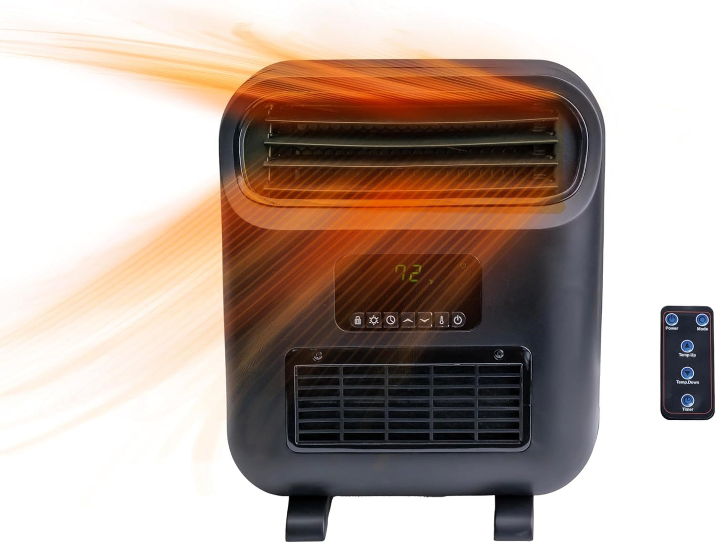 Comfort Zone Wall Mount Heater, 12H Timer, Remote Control