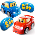 Remote Control Car for Toddlers 2 Pack - Easy Controls for Little Kids