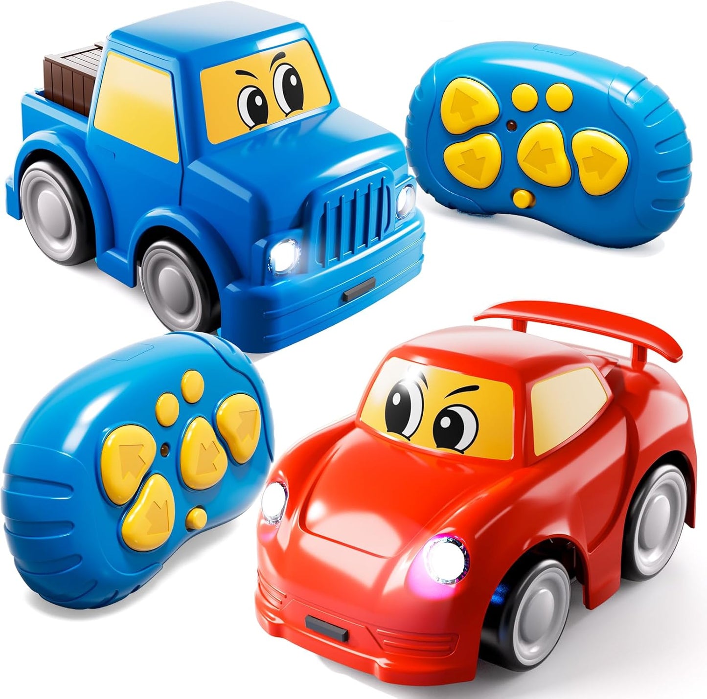 Remote Control Car for Toddlers 1-3, 2-4, 3-5 - Fun RC Cars