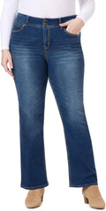 WallFlower Luscious Curvy Bootcut Jeans Mid-Rise Insta Stretch Leg