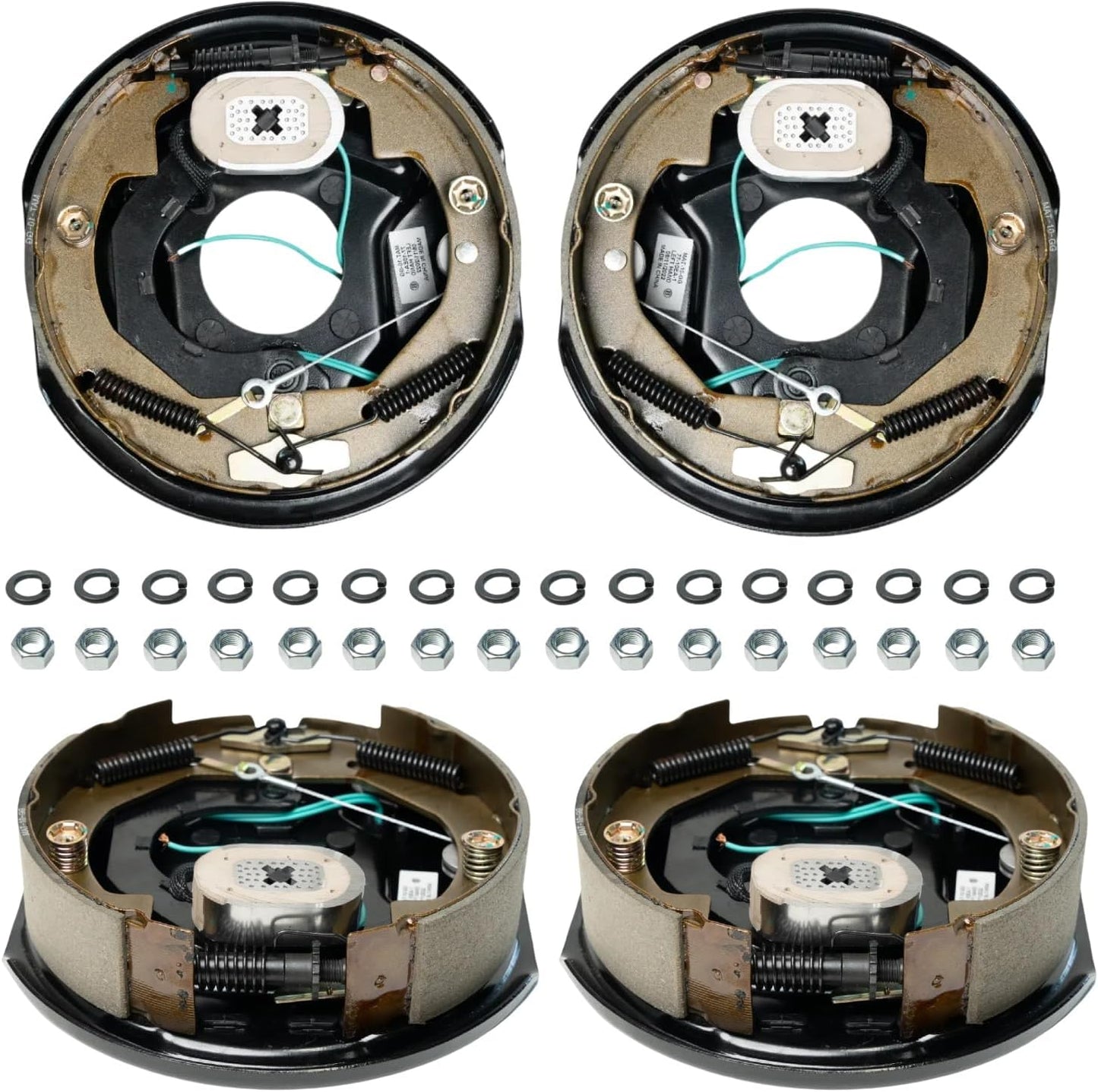 Self-Adjusting Electric Trailer Brake Assemblies for 3,500 lb Axles