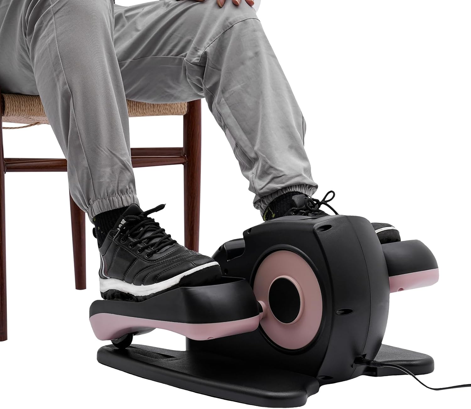 Sitting Pedal Exerciser for Seniors: Remote Control, 5 Speeds