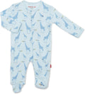 Magnetic Baby Footie Pajamas - Easy Magnetic Closure for Quick