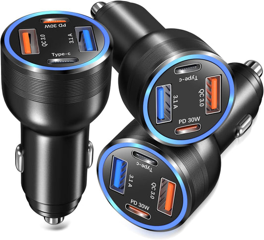 Bangfun 65W Fast Car Charger Trio