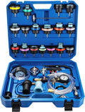 28PCS Coolant Pressure Tester & Vacuum Refill Kit - Complete Leak