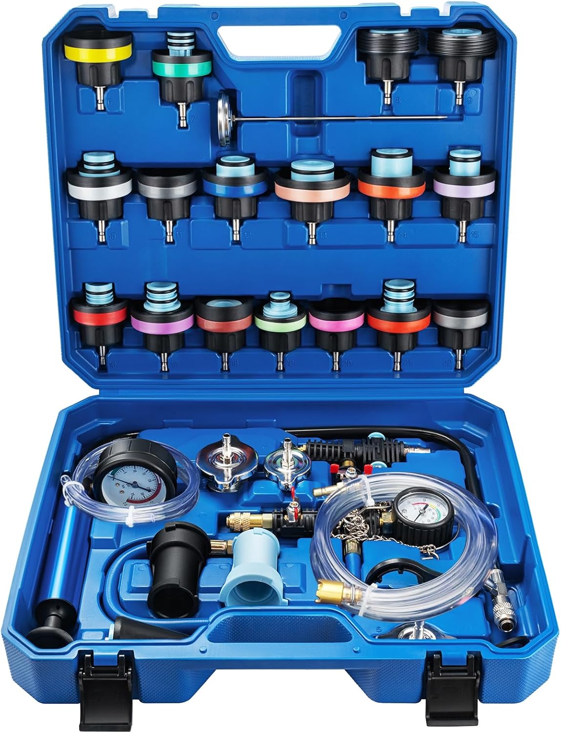 28PCS Coolant Pressure Tester Kit for Automotive Cooling Systems