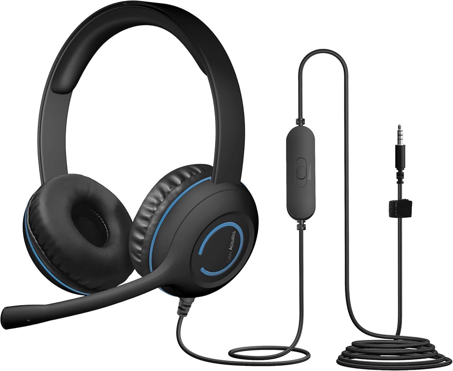 Cyber Acoustics 3.5mm Stereo Headset for Clear Communication