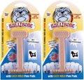 Bullibone Nylon Dog Chew Toy Bone - Peanut Butter Flavor, Small 2 Pack