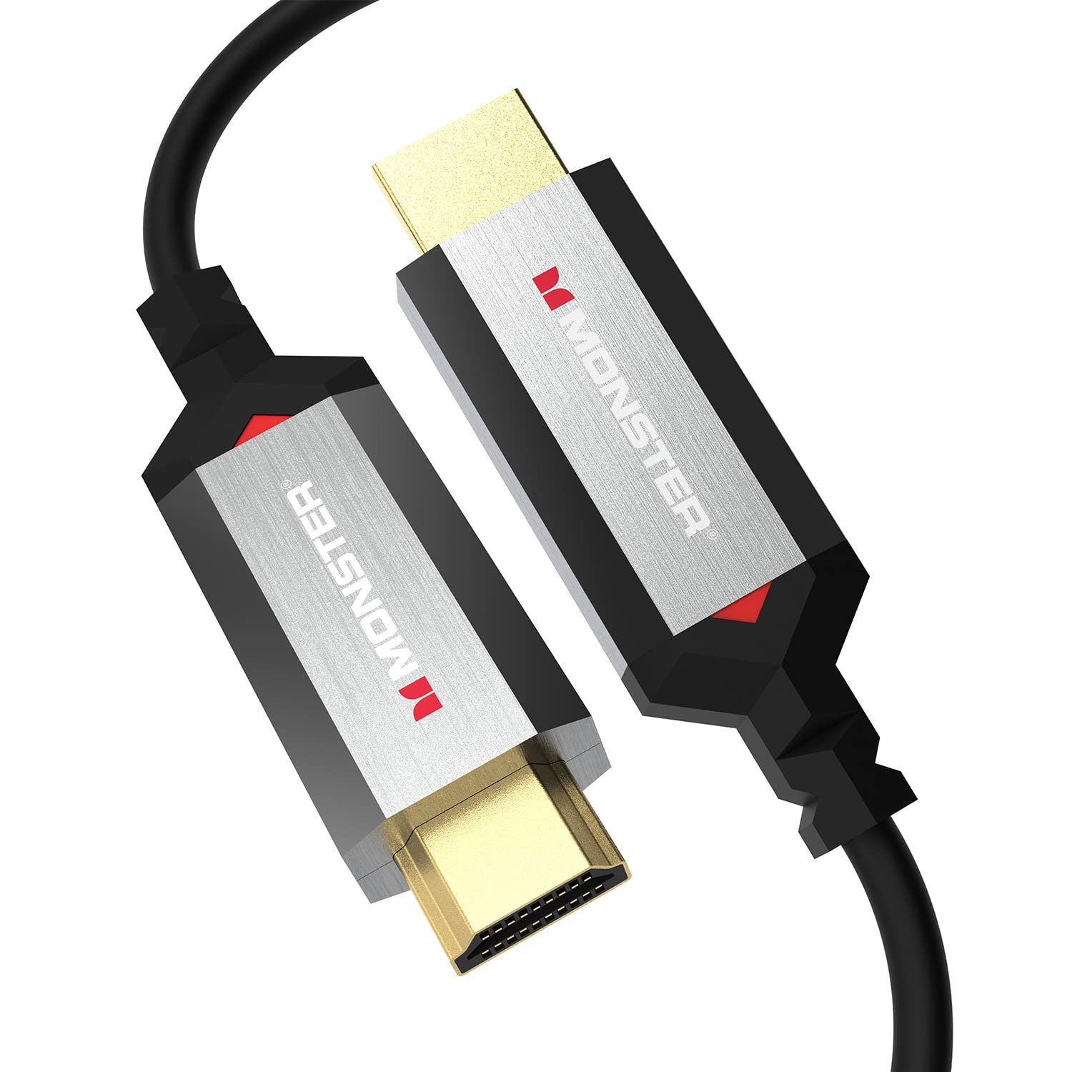Monster 8K 60Hz HDMI Cable - Premium Certified, V-Grip, 50ft