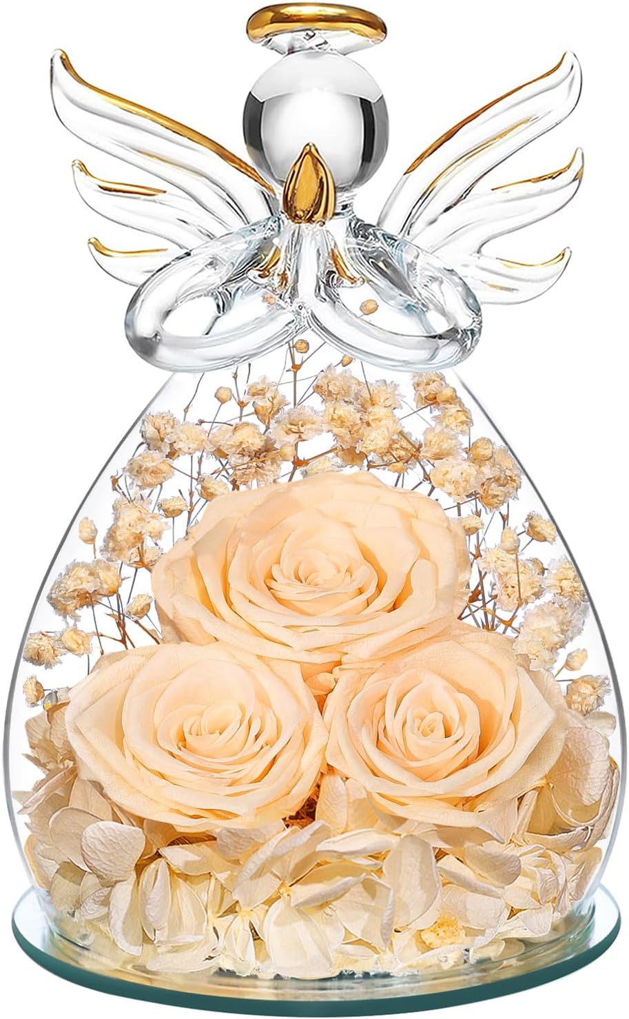 Eternal Rose Angel Gift for Women - Preserved Flower Keepsake