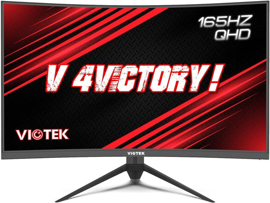 Viotek 32 Curved Gaming Monitor | 165Hz | QHD | FreeSync/G-Sync