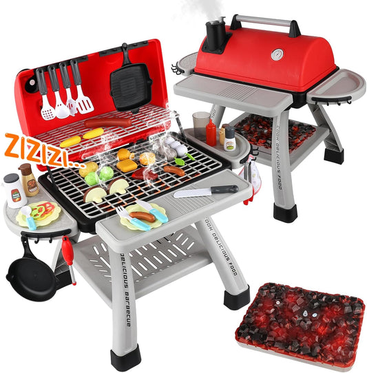 TOZI Kid's Grill Playset - Realistic Cooking Fun!