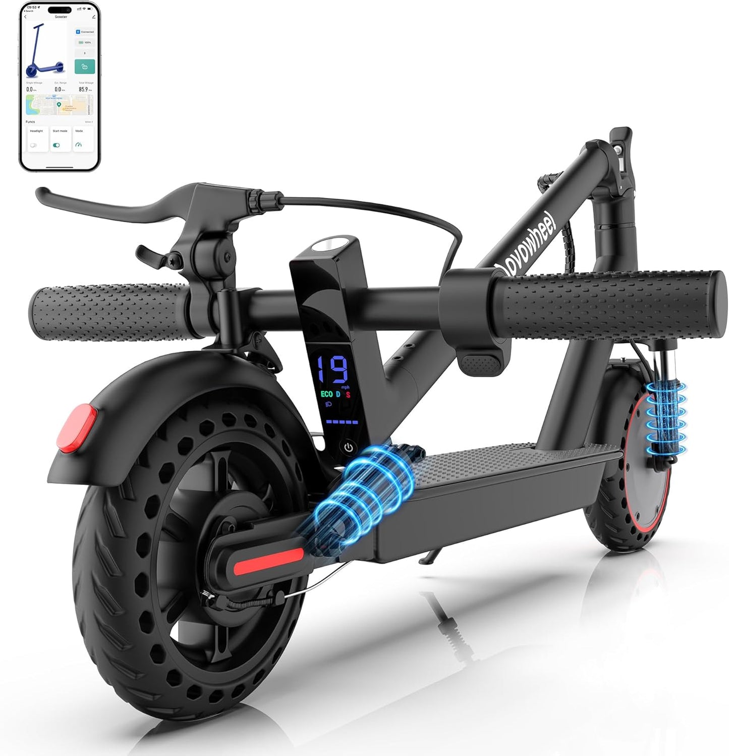 Electric Scooter for Adults with Powerful Motor and Long Range