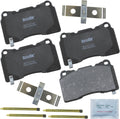 Bendix Priority1 CFC1050A Ceramic Front Brake Pads - Quiet, Reliable