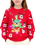 Kids Light Up Ugly Christmas Sweater for Boys & Girls - Lighted