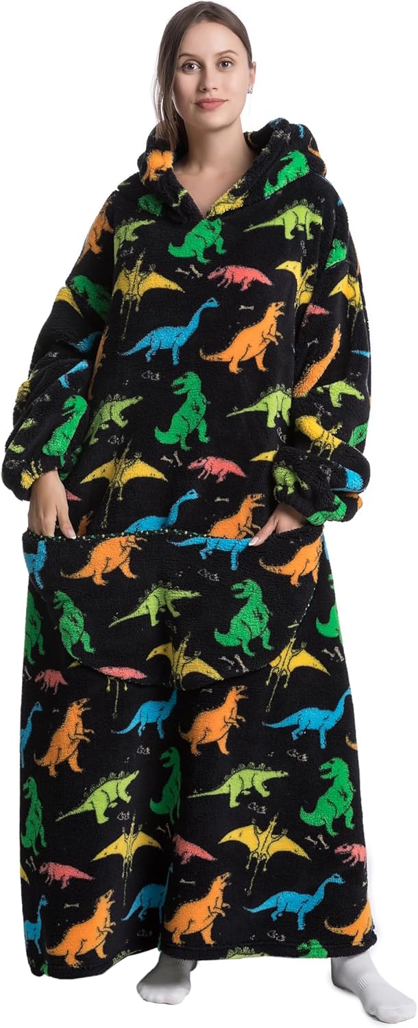 Wearable Blanket Hoodie for Men and Women - Cozy and Stylish