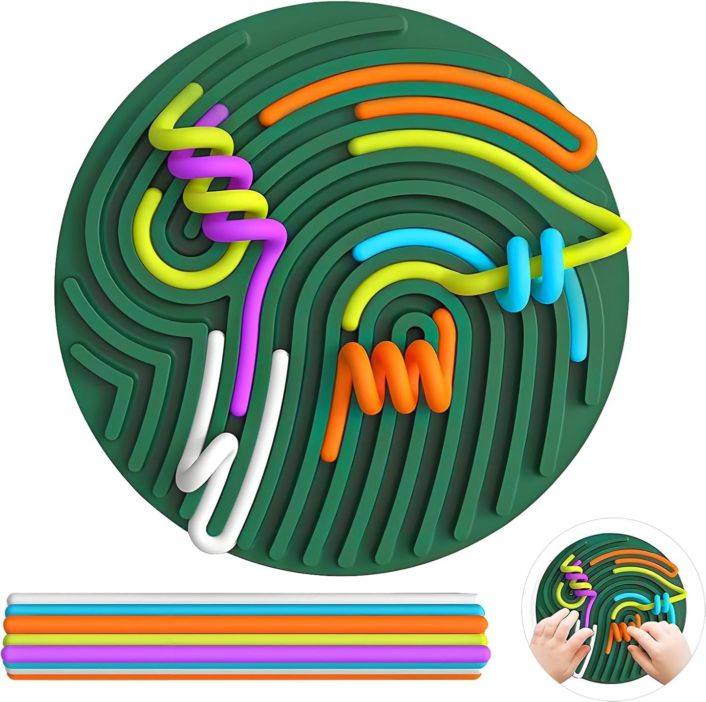 AWANKOU Silicone Fidget Board - Stress Relief & Calming Sensory Toy