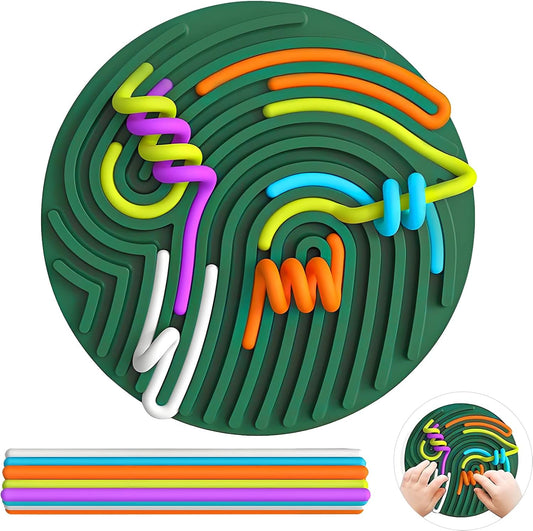 AWANKOU Silicone Fidget Board - Stress Relief & Calming Sensory Toy