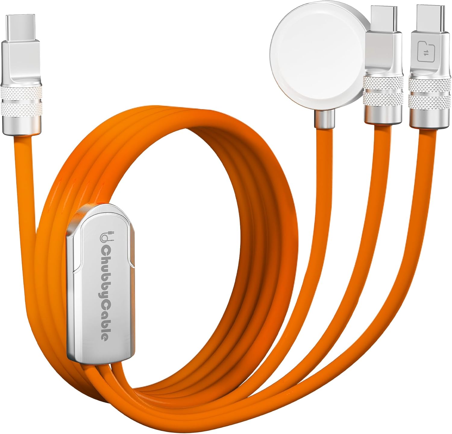 Chubbycable Tri-Flex 3 in 1 USB C Cable for Fast Charging