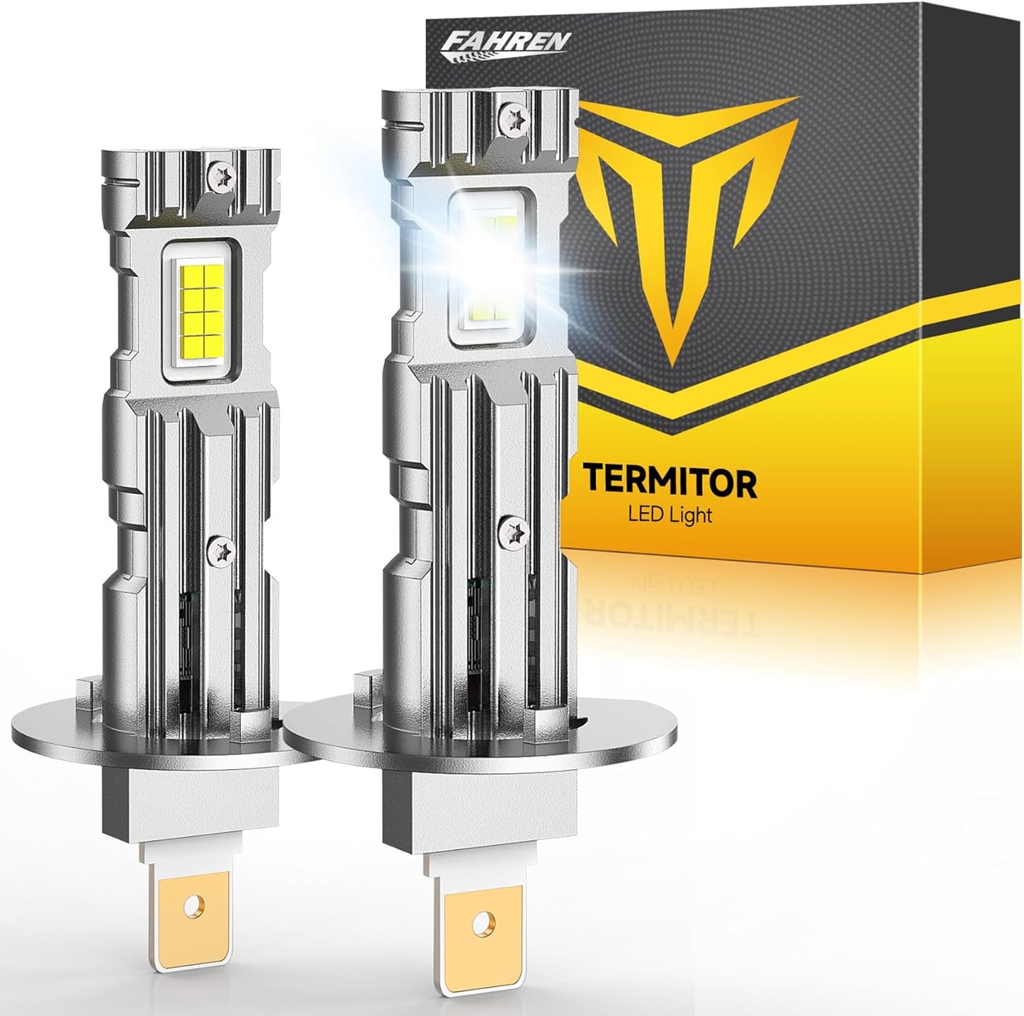 FAHREN H1 Fog Light Bulbs - Super Bright 6500K, Waterproof