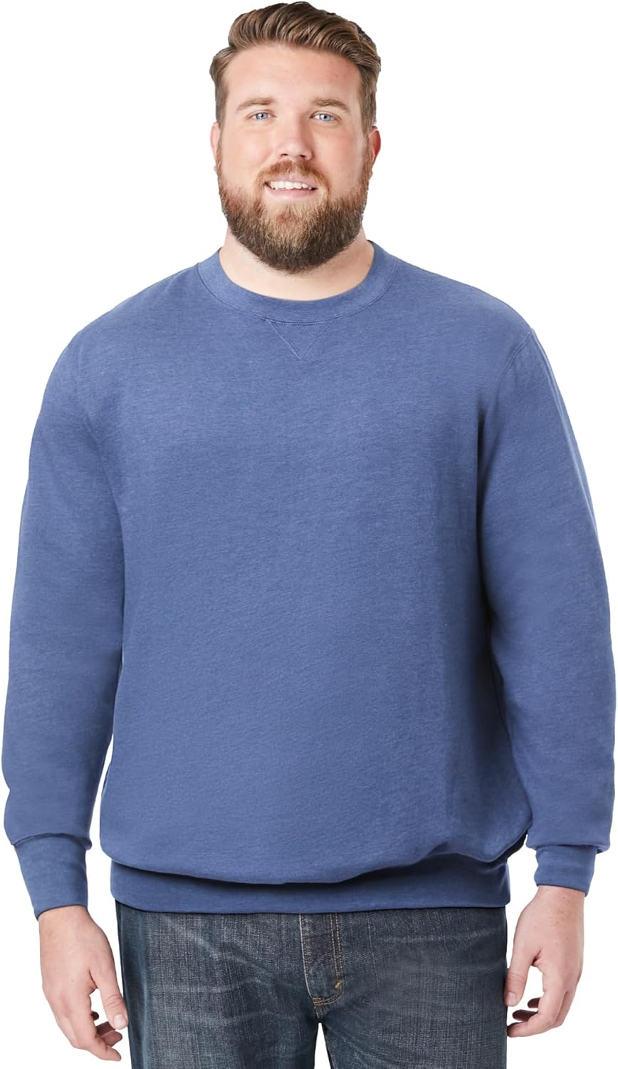 KingSize Men's Big & Tall Fleece Crewneck Sweatshirt Review