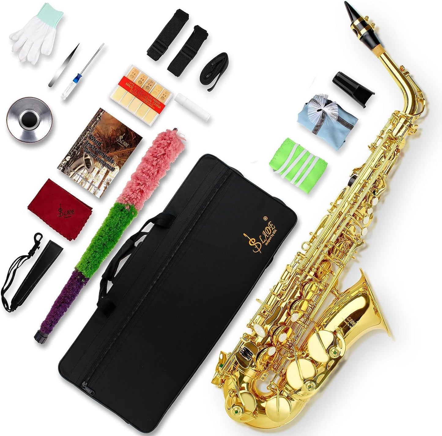 SLADE Alto Saxophone for Beginners - Perfect for All Ages